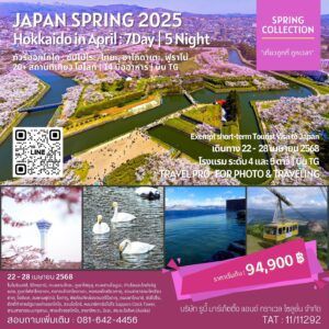 Japan Spring Sakura in Kokkaido 2025