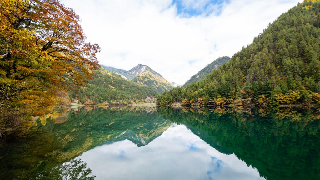 ทะเลสาบกระจก | Mirror Lake | 镜海 @ จิ่วจ้ายโกว