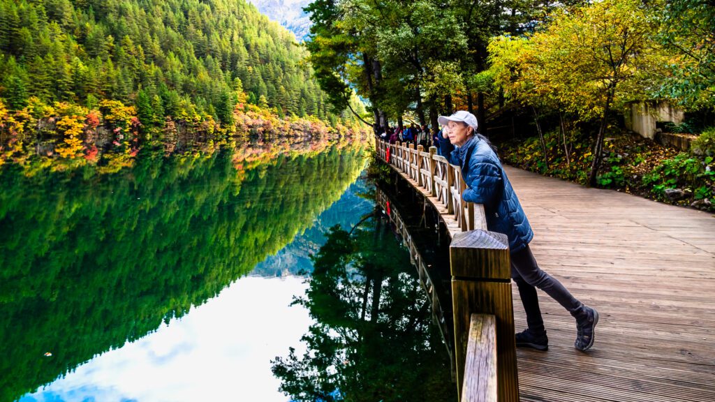 ทะเลสาบกระจก | Mirror Lake | 镜海 @ จิ่วจ้ายโกว